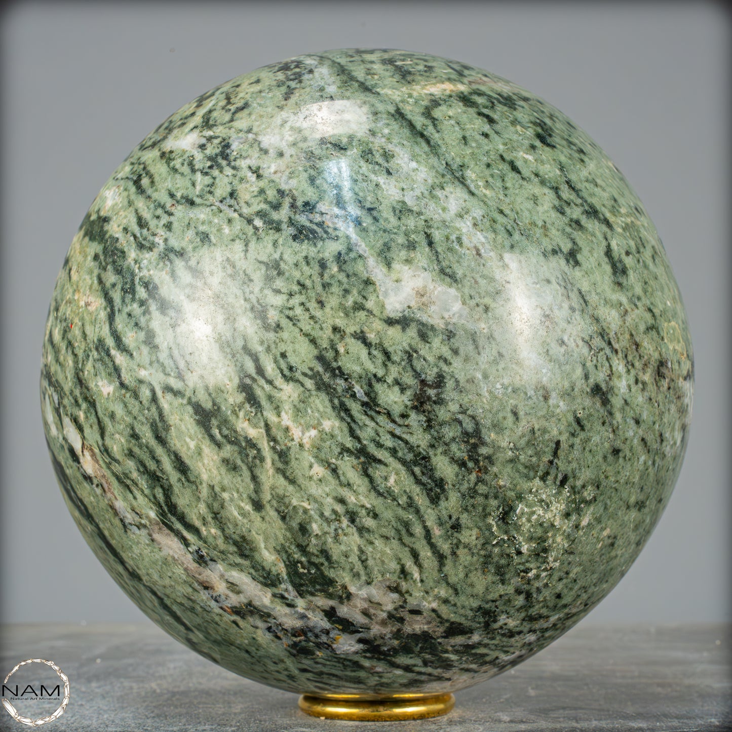 Natürliche Jade-Nephrit Kugel aus Burma - 8432,17g - 185mm