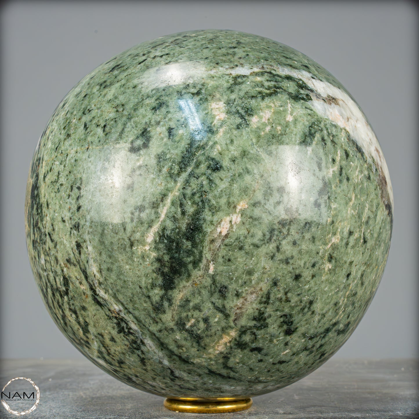 Natürliche Jade-Nephrit Kugel aus Burma - 8432,17g - 185mm