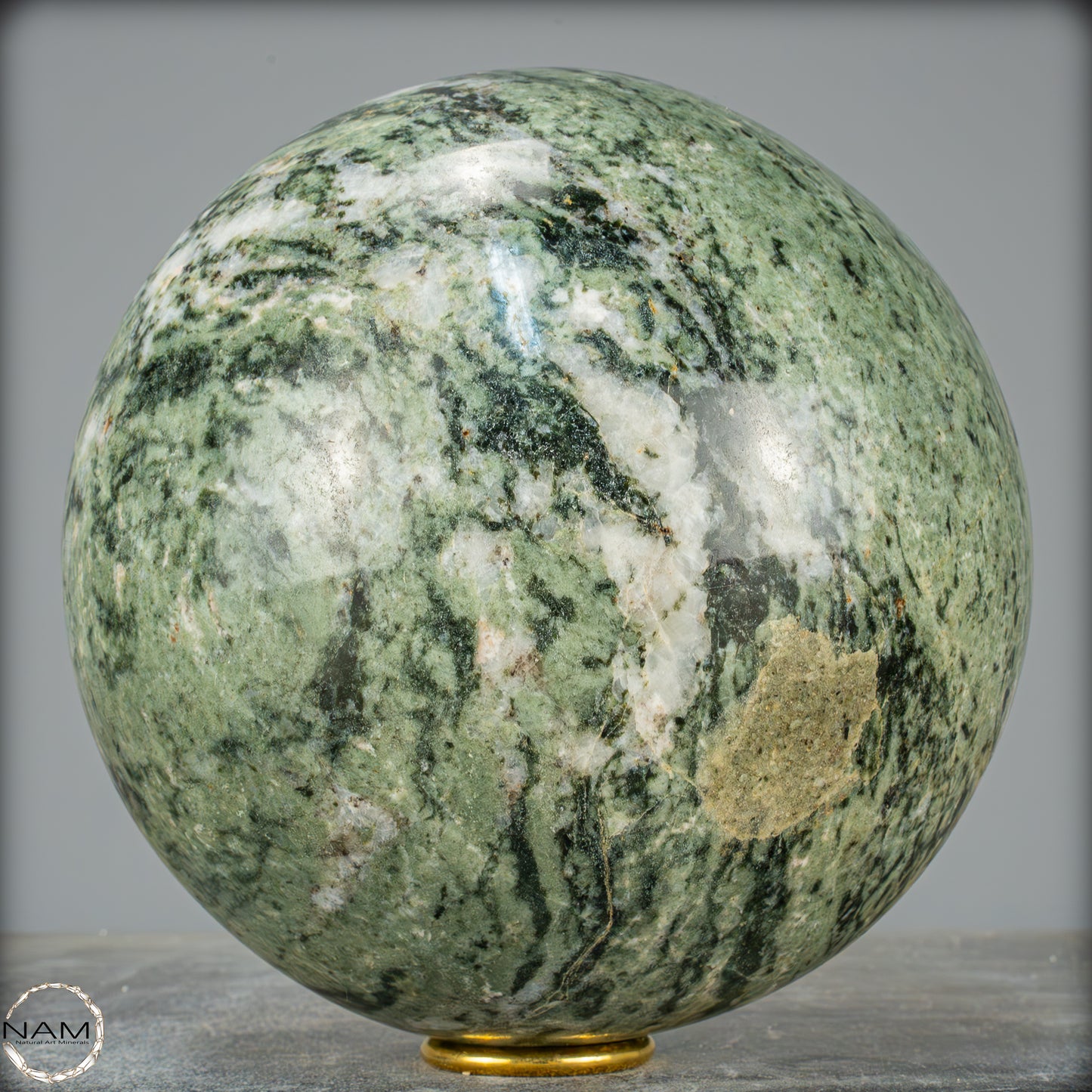 Natürliche Jade-Nephrit Kugel aus Burma - 8432,17g - 185mm