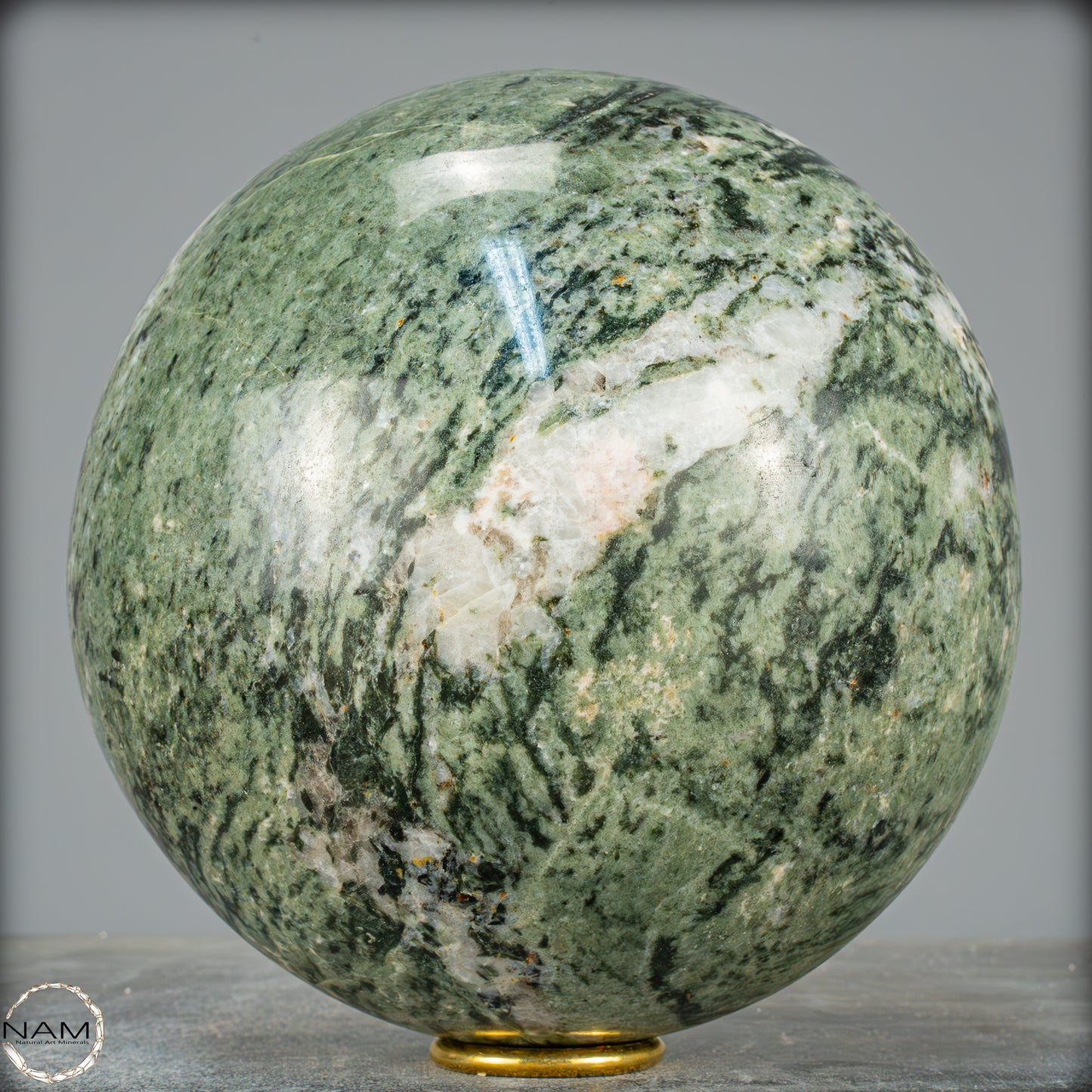 Natürliche Jade-Nephrit Kugel aus Burma - 8432,17g - 185mm