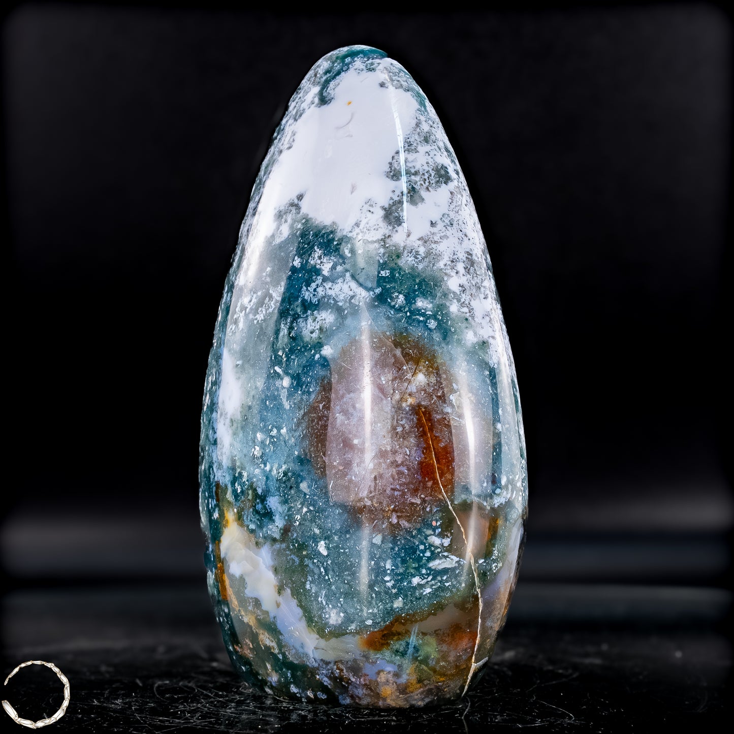 Natürliche Ozean-Jaspis Kristall-Freiform - 776,39g