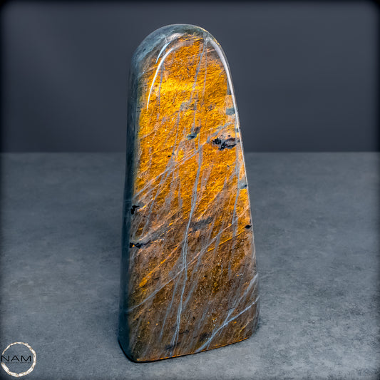 Natürliche Labradorit Kristall-Freiform - 867,67g