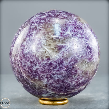 Natürliche Einhornstein - Lepidolit Kristall-Kugel - 789,99g