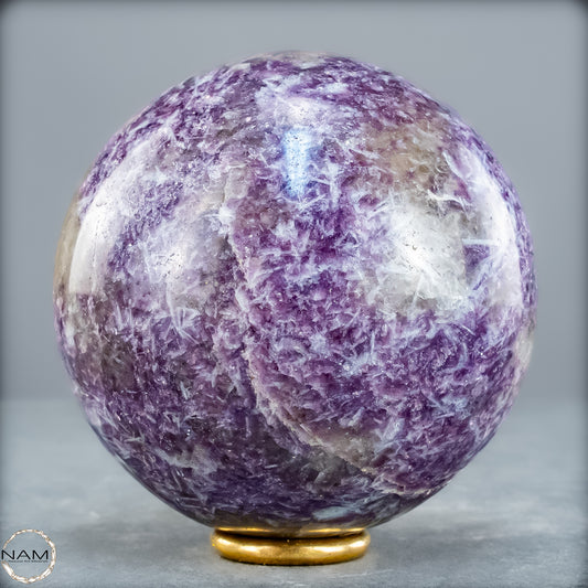 Natürliche Einhornstein - Lepidolit Kristall-Kugel - 789,99g