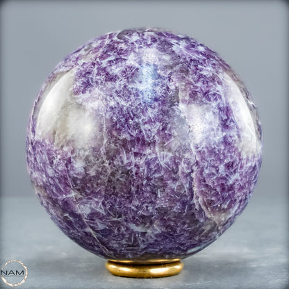 Natürliche Einhornstein - Lepidolit Kristall-Kugel - 789,99g