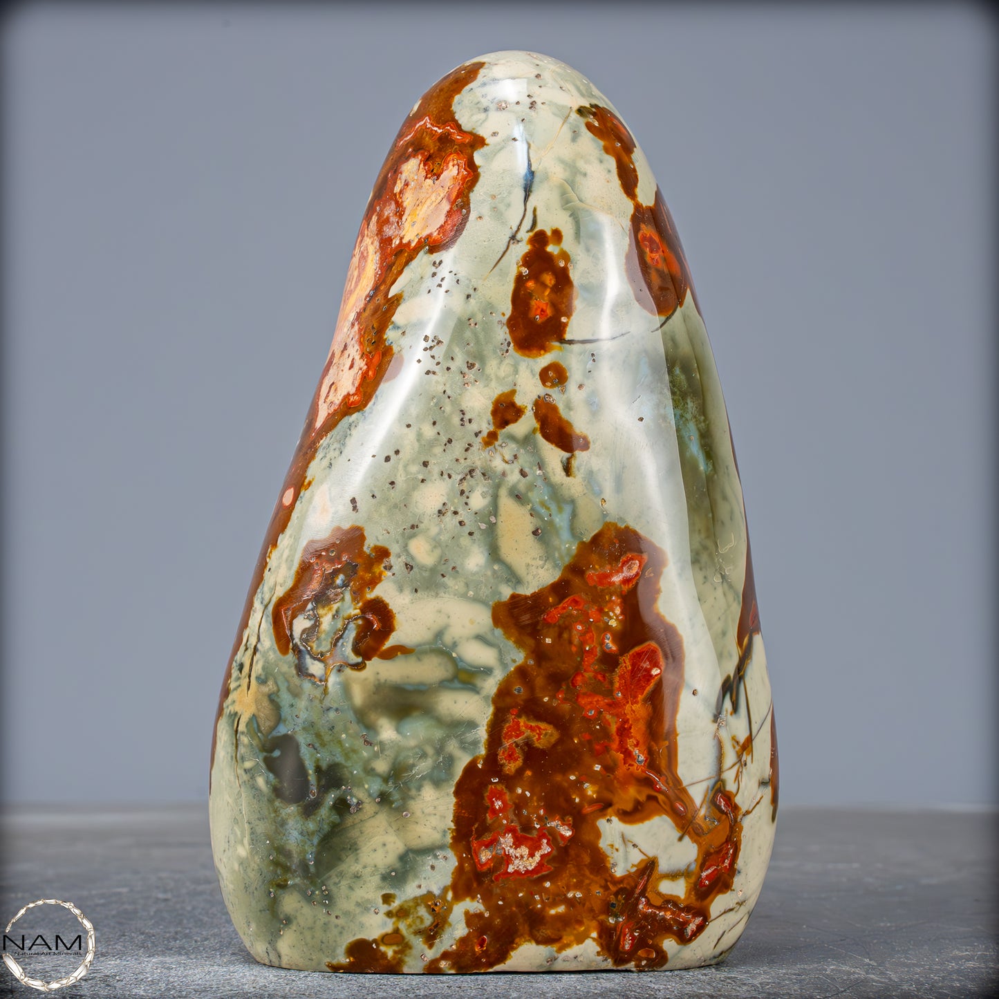Natürliche Polychrome Jaspis Kristall-Freiform - 863,14g