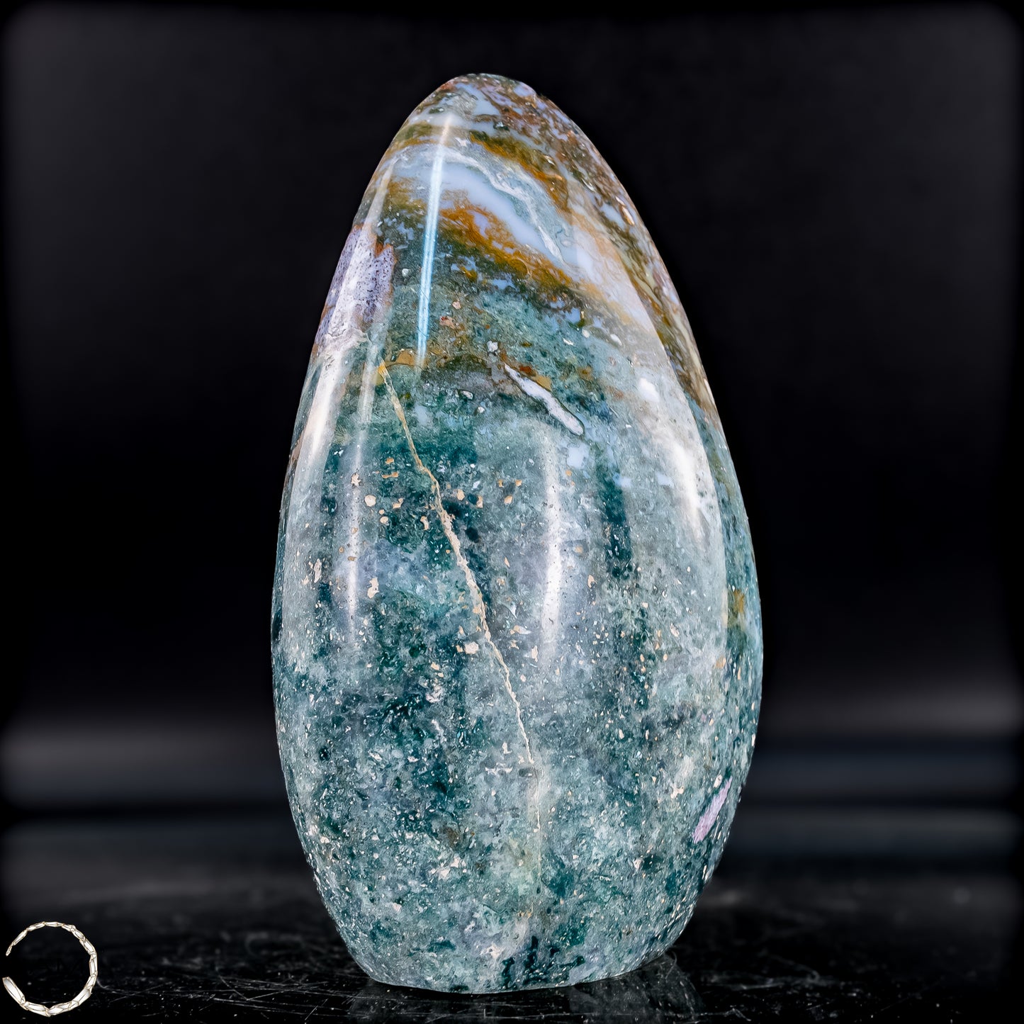 Natürliche Ozean-Jaspis Kristall-Freiform - 799,54g
