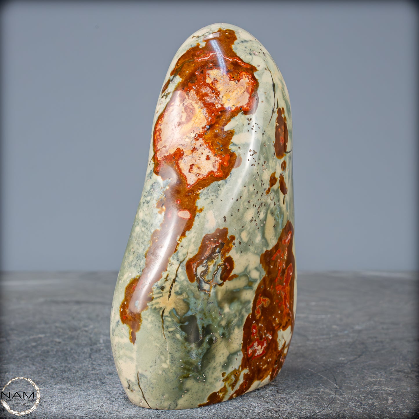 Natürliche Polychrome Jaspis Kristall-Freiform - 863,14g