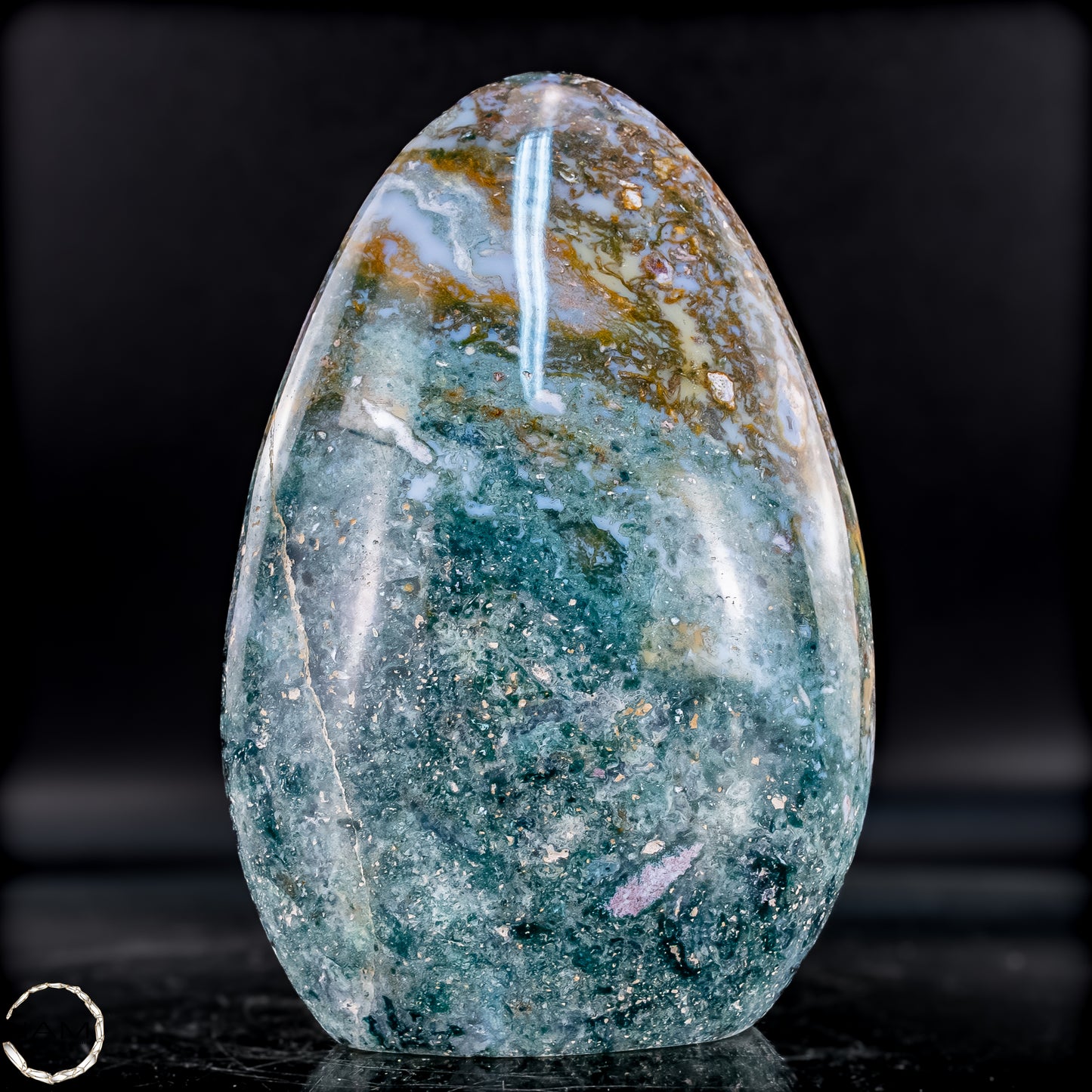Natürliche Ozean-Jaspis Kristall-Freiform - 799,54g