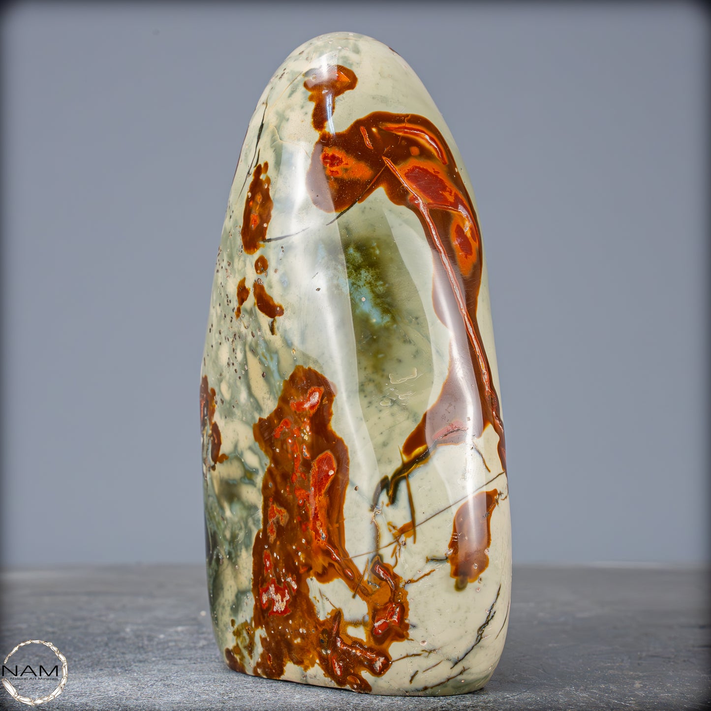 Natürliche Polychrome Jaspis Kristall-Freiform - 863,14g