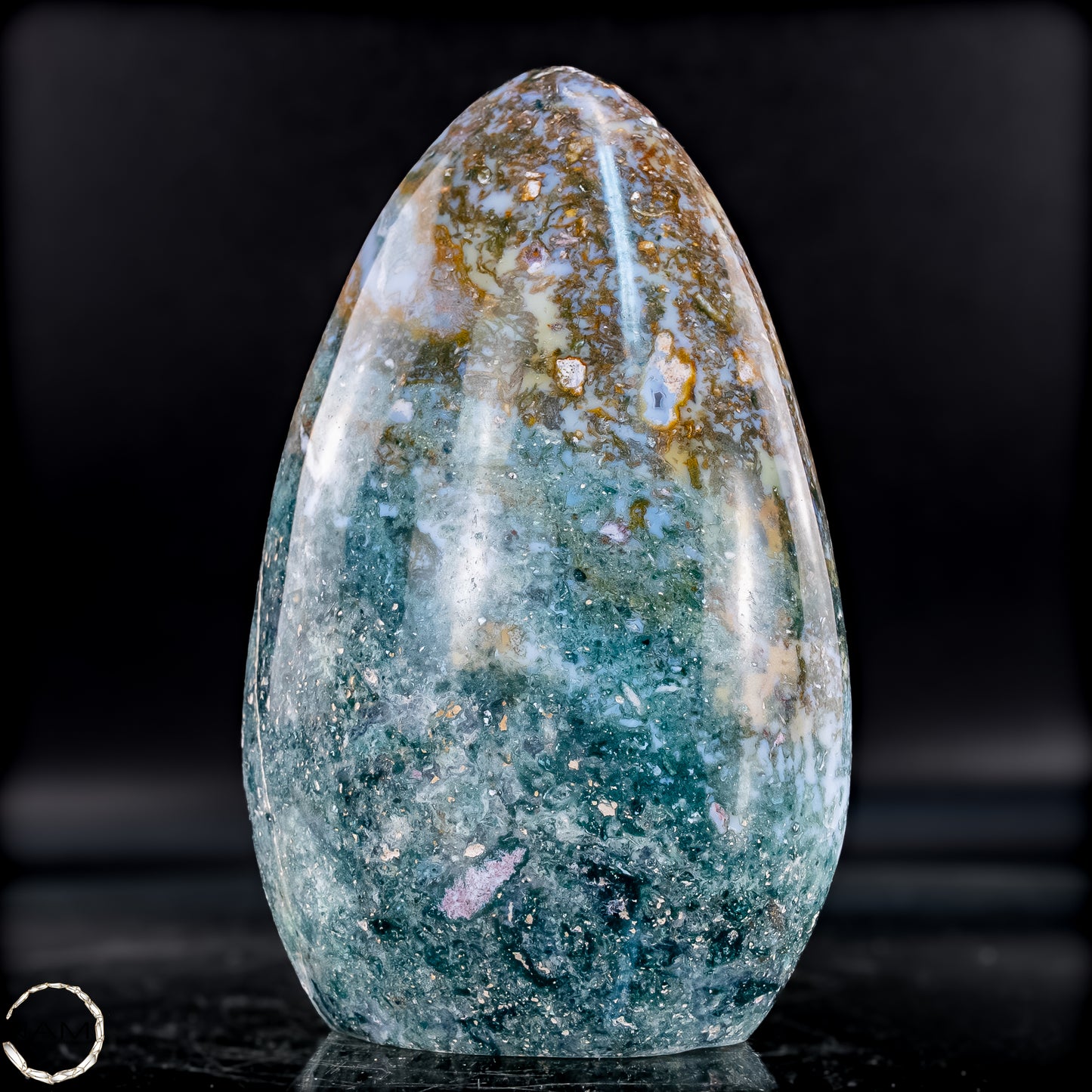 Natürliche Ozean-Jaspis Kristall-Freiform - 799,54g