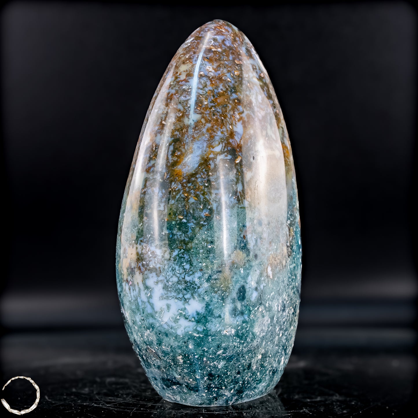 Natürliche Ozean-Jaspis Kristall-Freiform - 799,54g
