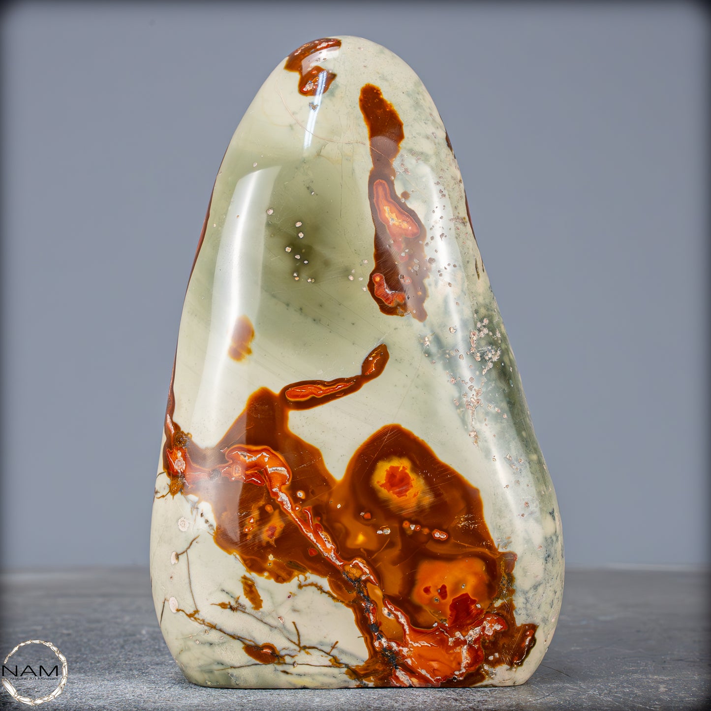 Natürliche Polychrome Jaspis Kristall-Freiform - 863,14g
