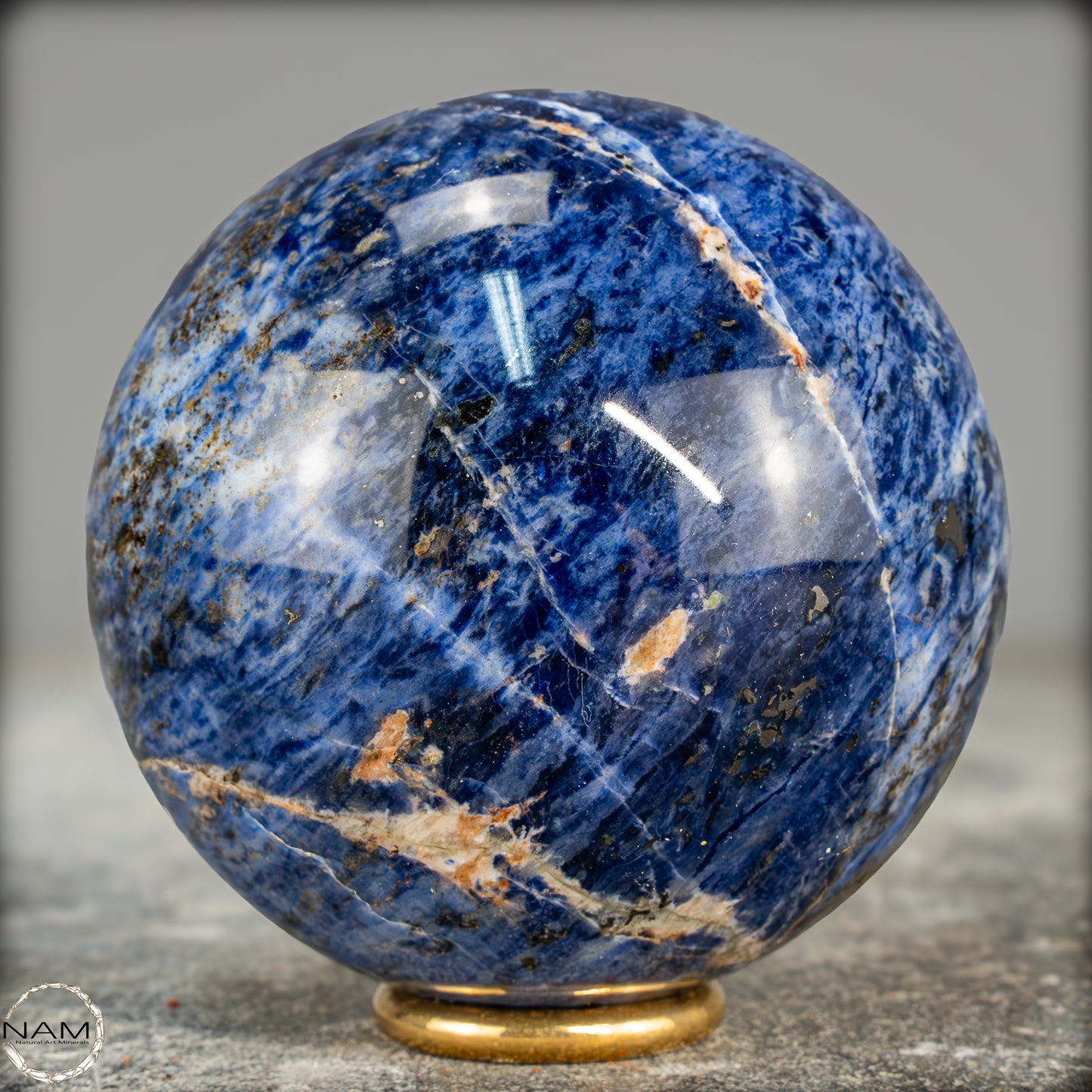 Natürliche Sodalith Kugel – 485,19g - 72mm