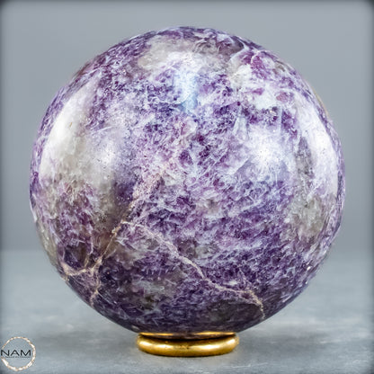 Natürliche Einhornstein - Lepidolit Kristall-Kugel - 789,99g