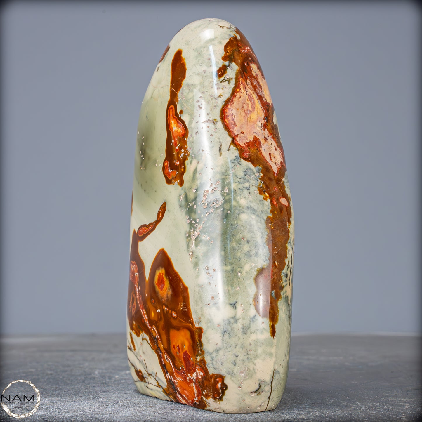 Natürliche Polychrome Jaspis Kristall-Freiform - 863,14g