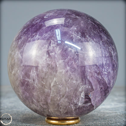 Natürliche Amethyst-Kristall Kugel, Brasilien - 906,67g - 87mm