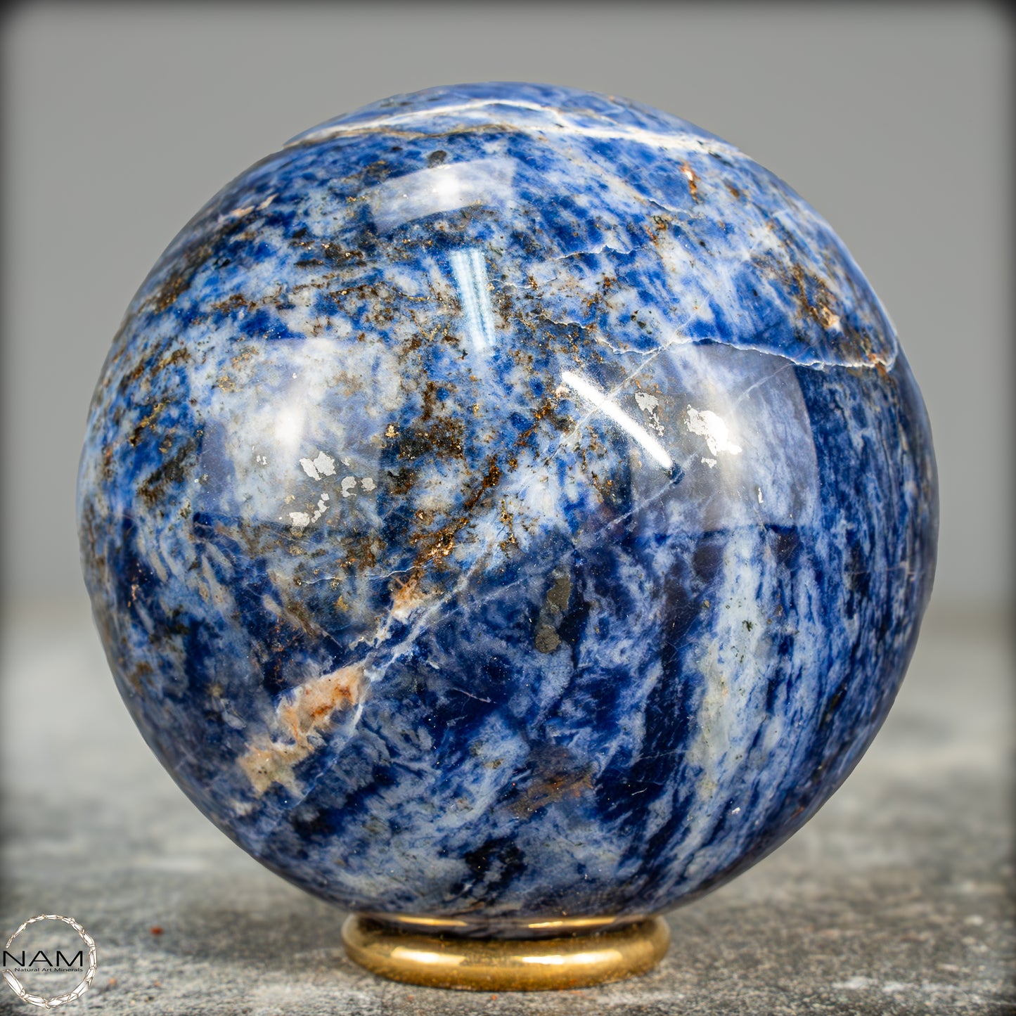 Natürliche Sodalith Kugel – 485,19g - 72mm