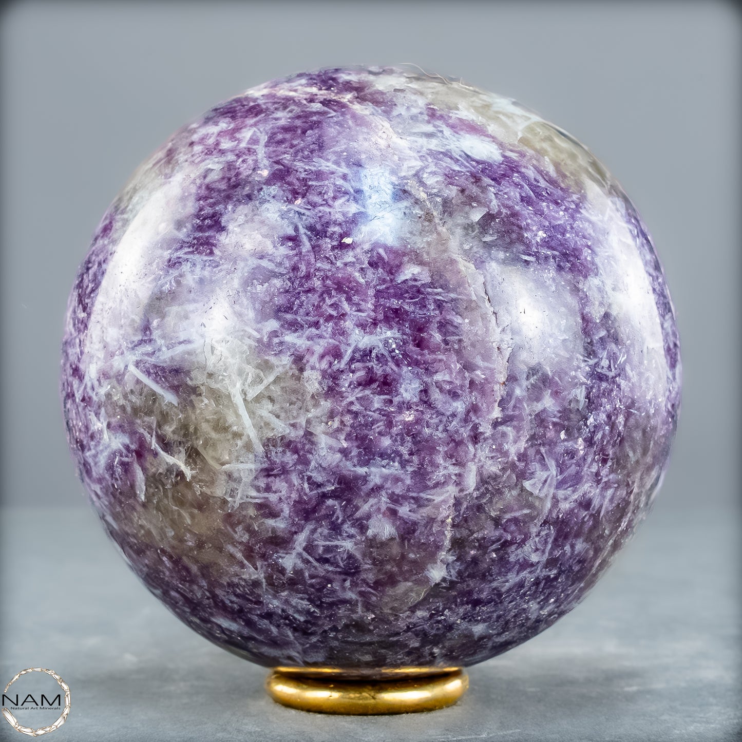 Natürliche Einhornstein - Lepidolit Kristall-Kugel - 789,99g