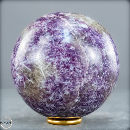 Natürliche Einhornstein - Lepidolit Kristall-Kugel - 789,99g