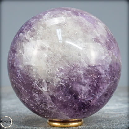 Natürliche Amethyst-Kristall Kugel, Brasilien - 906,67g - 87mm