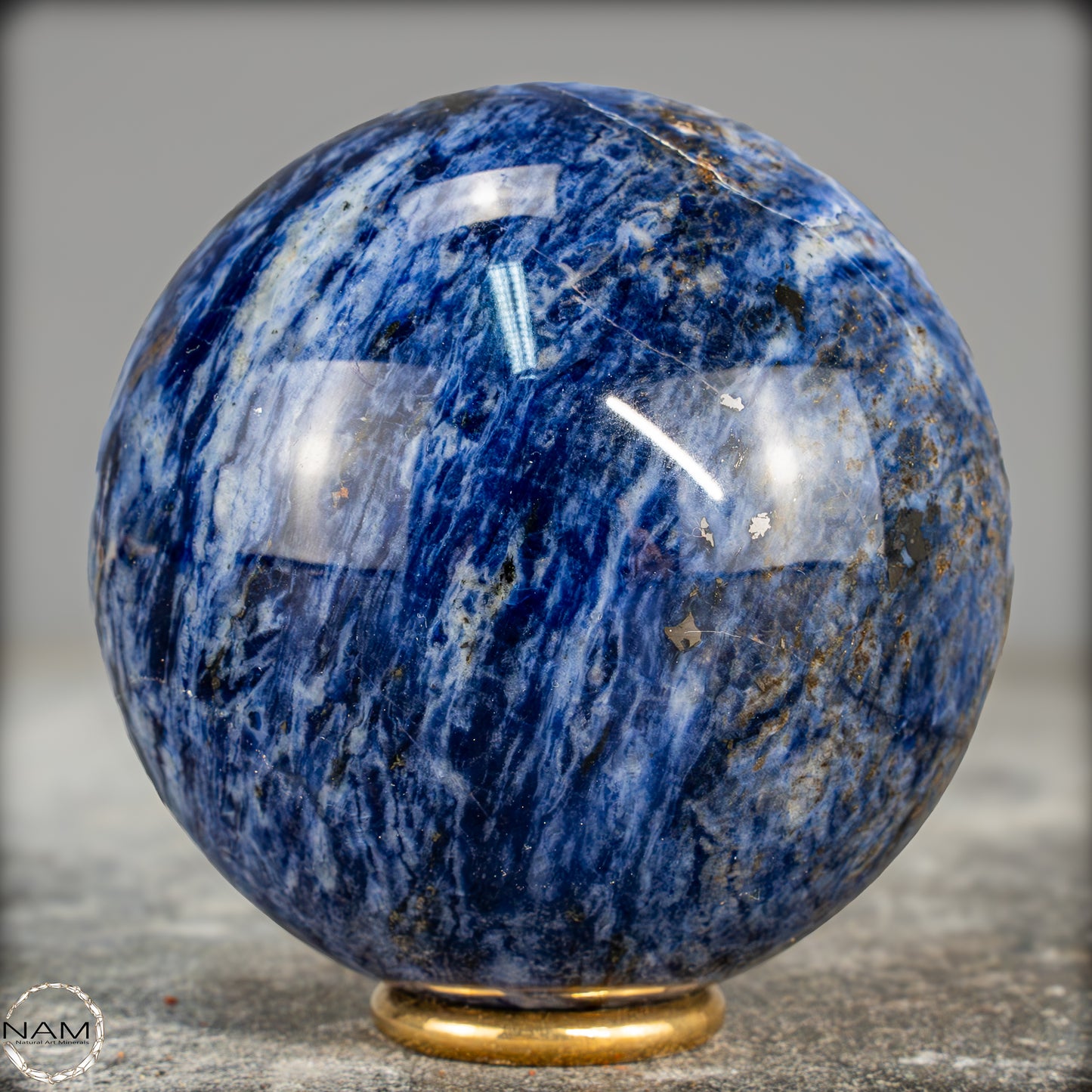 Natürliche Sodalith Kugel – 485,19g - 72mm