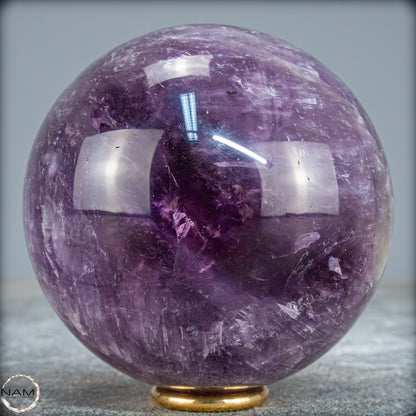 Natürliche Amethyst-Kristall Kugel, Brasilien - 906,67g - 87mm