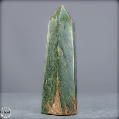 Natürliche Grüne-Quarzkristall Obelisk aus Brasilien - 349,18g