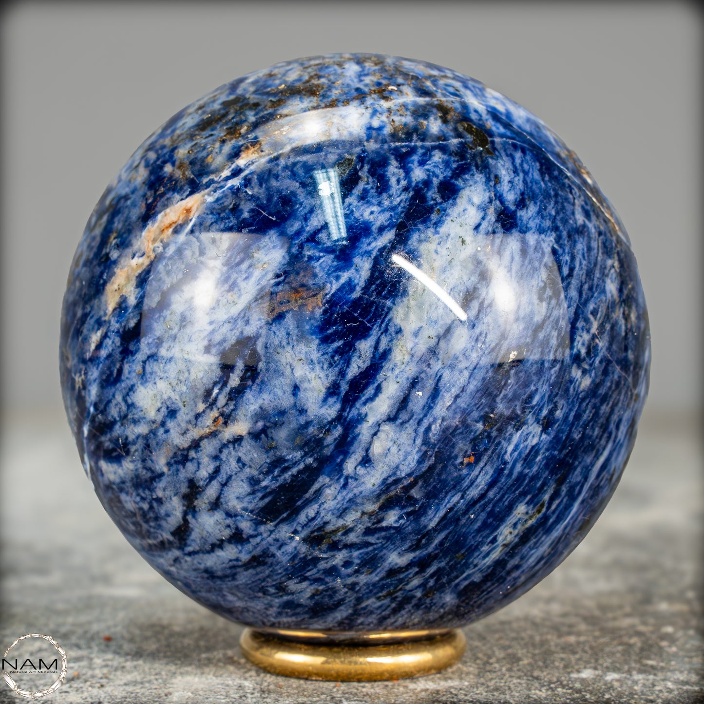 Natürliche Sodalith Kugel – 485,19g - 72mm
