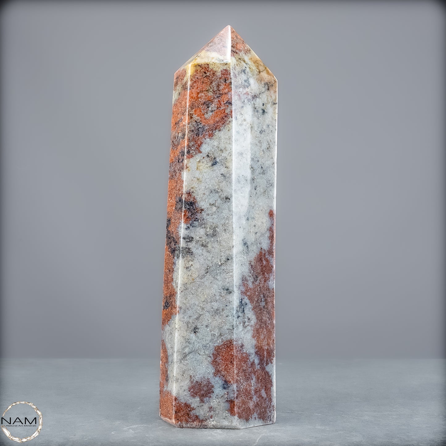 Natürliche Rote Aventurin Obelisk aus Madagaskar - 556,65g