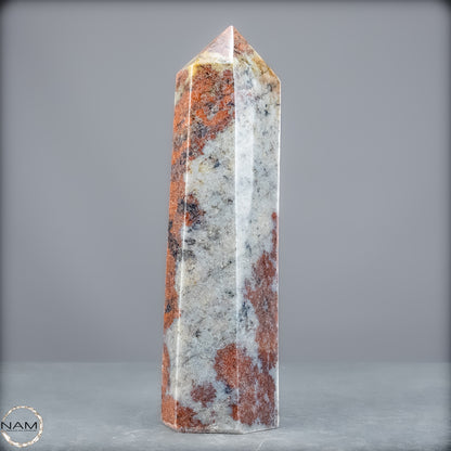 Natürliche Rote Aventurin Obelisk aus Madagaskar - 556,65g