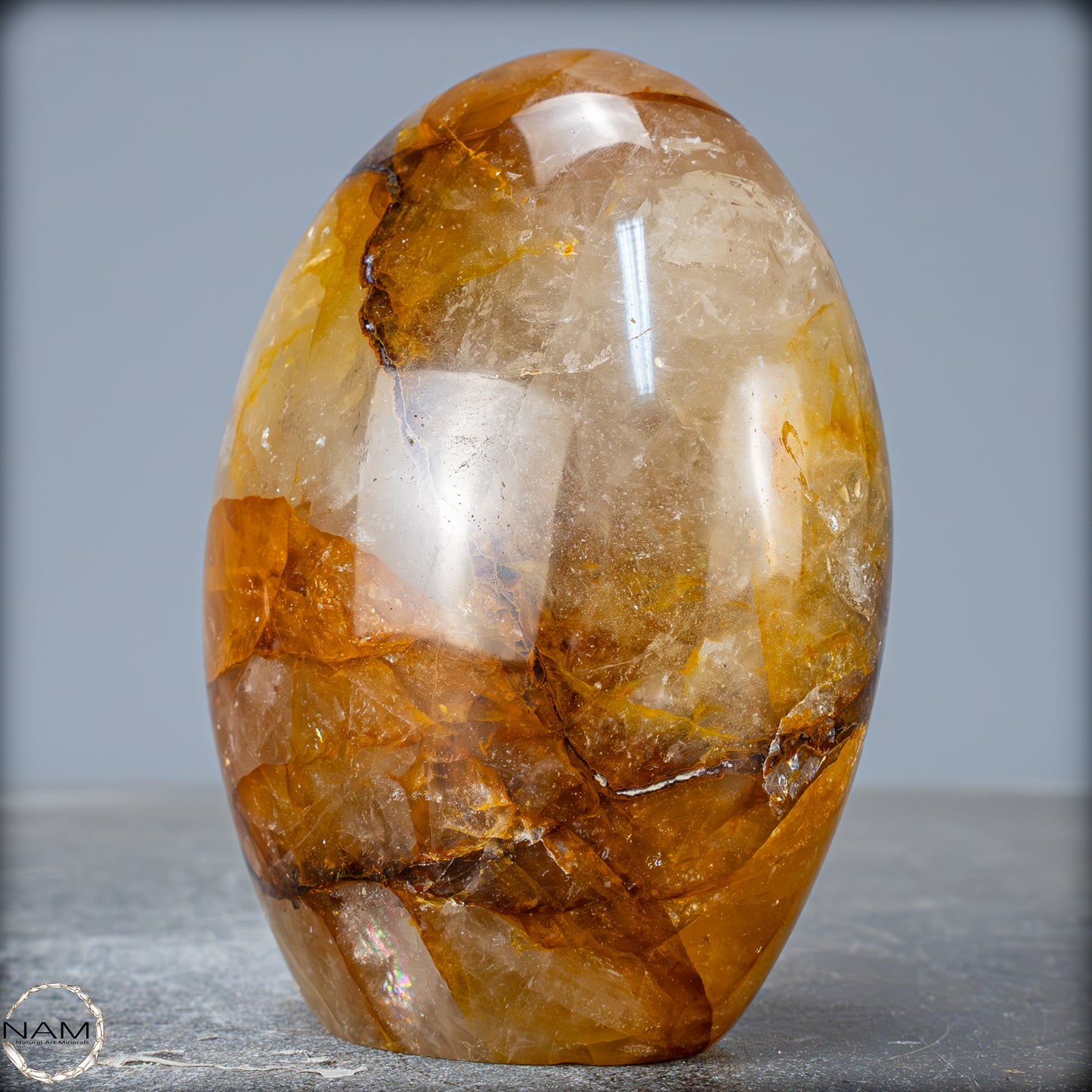 Natürliche Quarz-Kristall Freiform "Golden Healer" - 761,33g