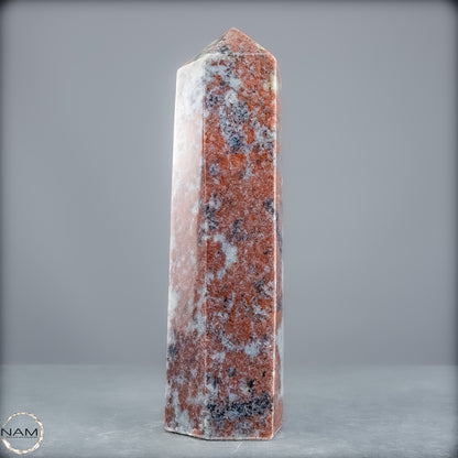 Natürliche Rote Aventurin Obelisk aus Madagaskar - 556,65g