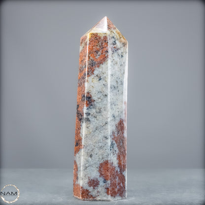Natürliche Rote Aventurin Obelisk aus Madagaskar - 556,65g