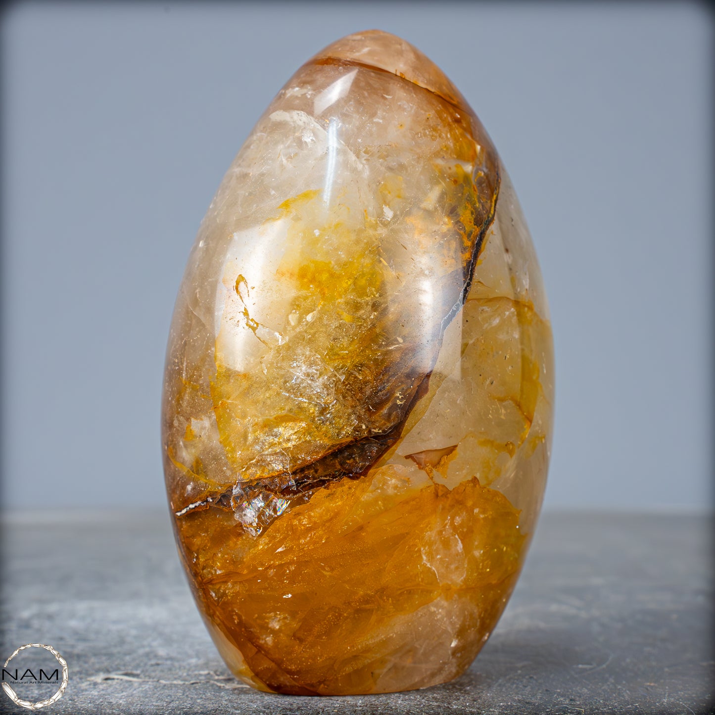 Natürliche Quarz-Kristall Freiform "Golden Healer" - 761,33g