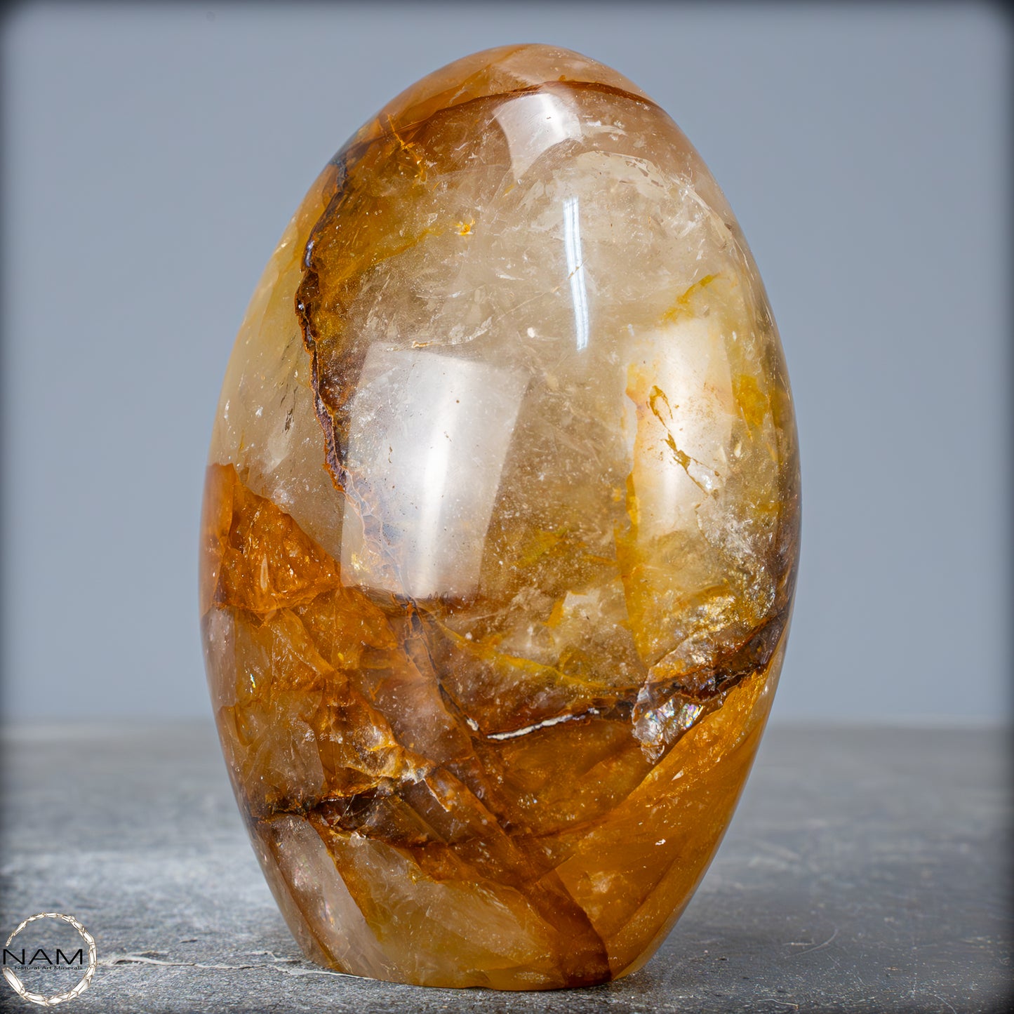 Natürliche Quarz-Kristall Freiform "Golden Healer" - 761,33g