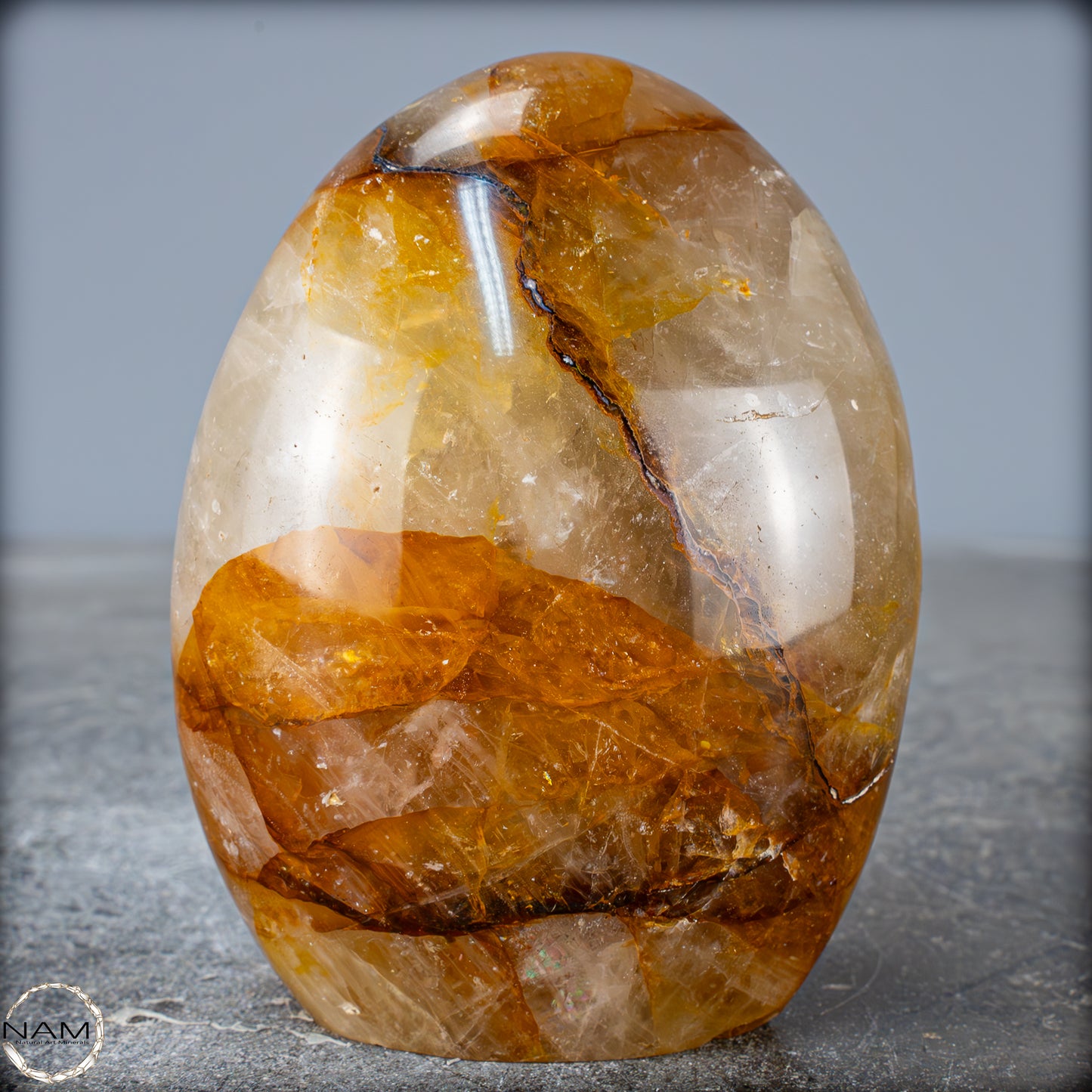 Natürliche Quarz-Kristall Freiform "Golden Healer" - 761,33g