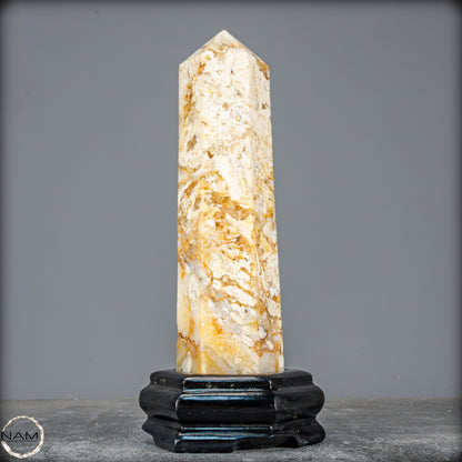 Natürlicher Achat-Kristall Obelisk aus Indonesien, selten - 958,25g