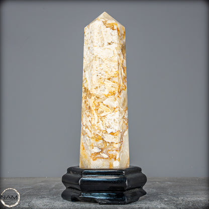 Natürlicher Achat-Kristall Obelisk aus Indonesien, selten - 958,25g