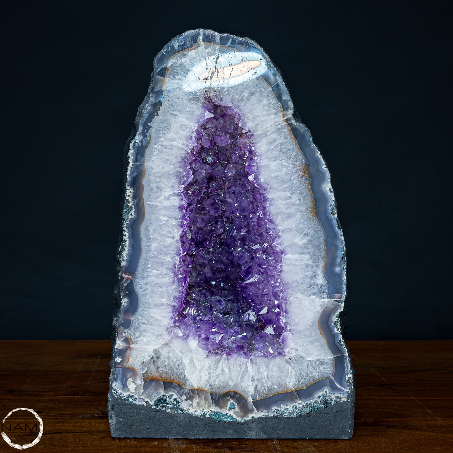 Natürliche Intensive Amethyst-Kristall Druse - 18654,19g