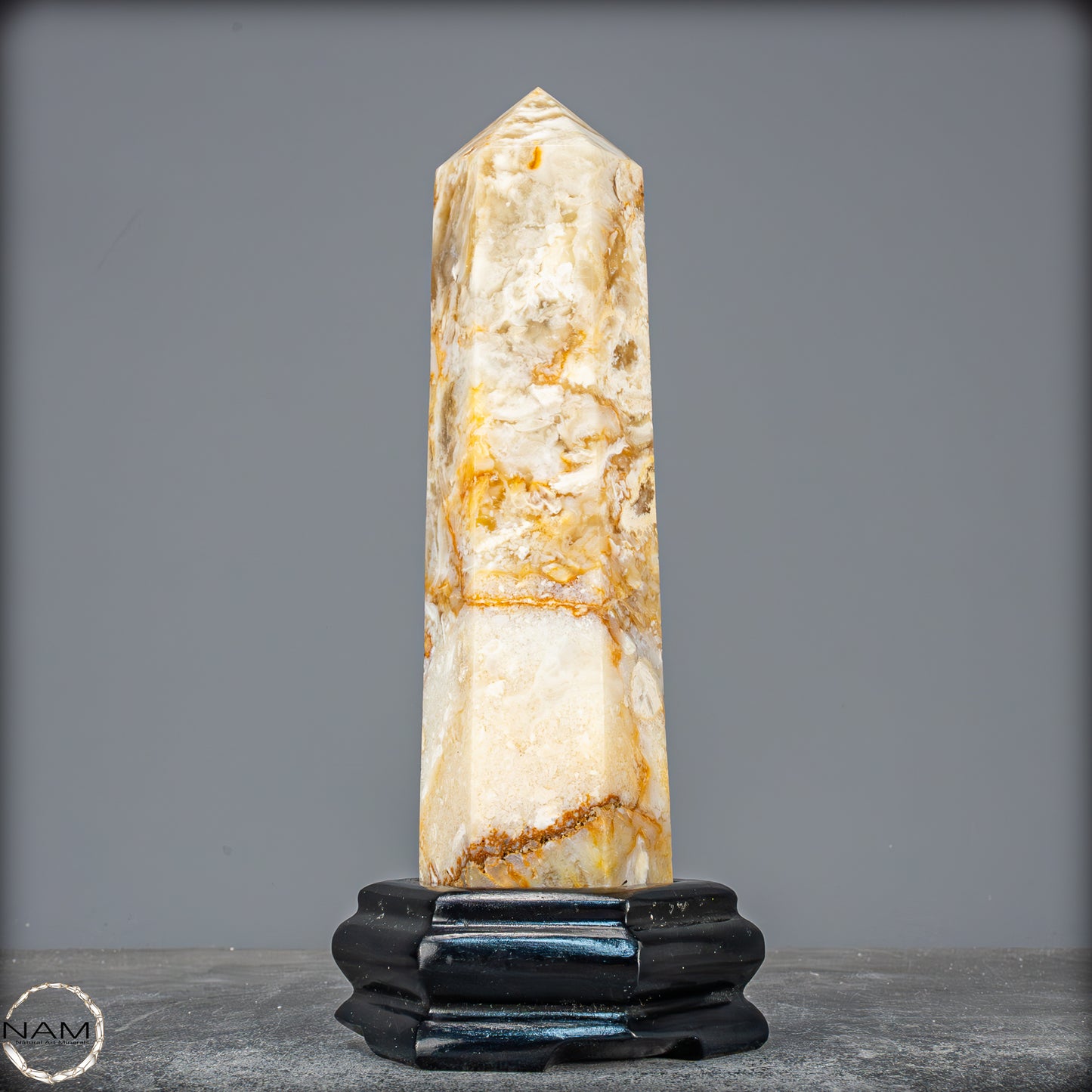 Natürlicher Achat-Kristall Obelisk aus Indonesien, selten - 958,25g