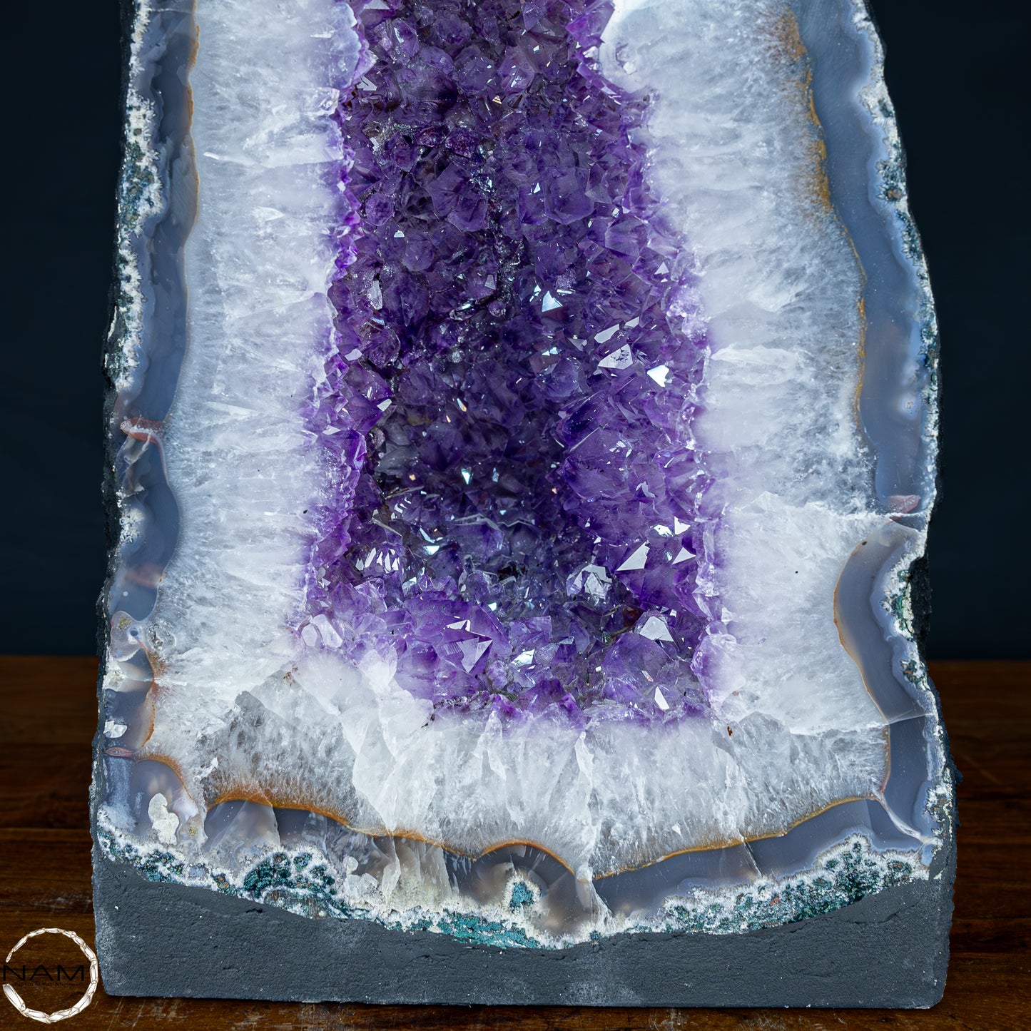 Natürliche Intensive Amethyst-Kristall Druse - 18654,19g