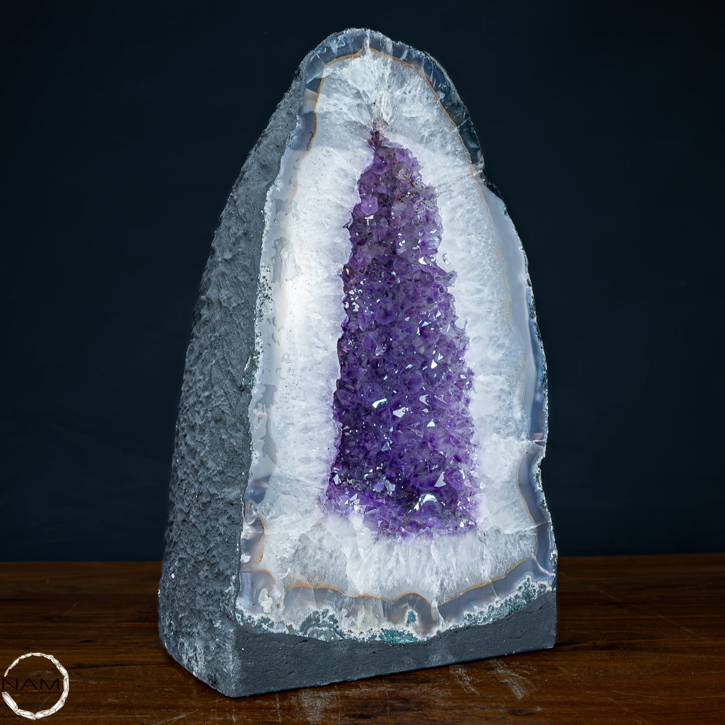 Natürliche Intensive Amethyst-Kristall Druse - 18654,19g