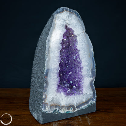 Natürliche Intensive Amethyst-Kristall Druse - 18654,19g