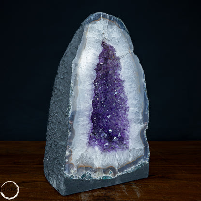 Natürliche Intensive Amethyst-Kristall Druse - 18654,19g