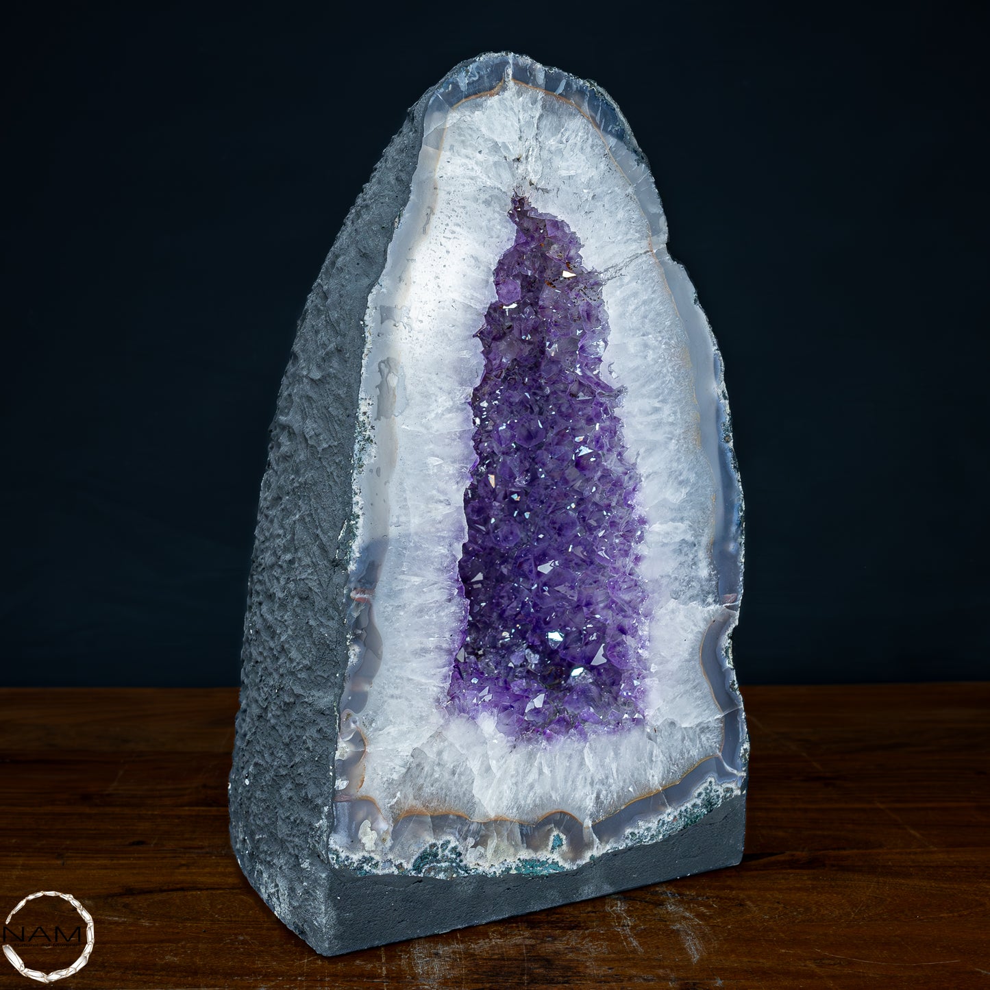 Natürliche Intensive Amethyst-Kristall Druse - 18654,19g