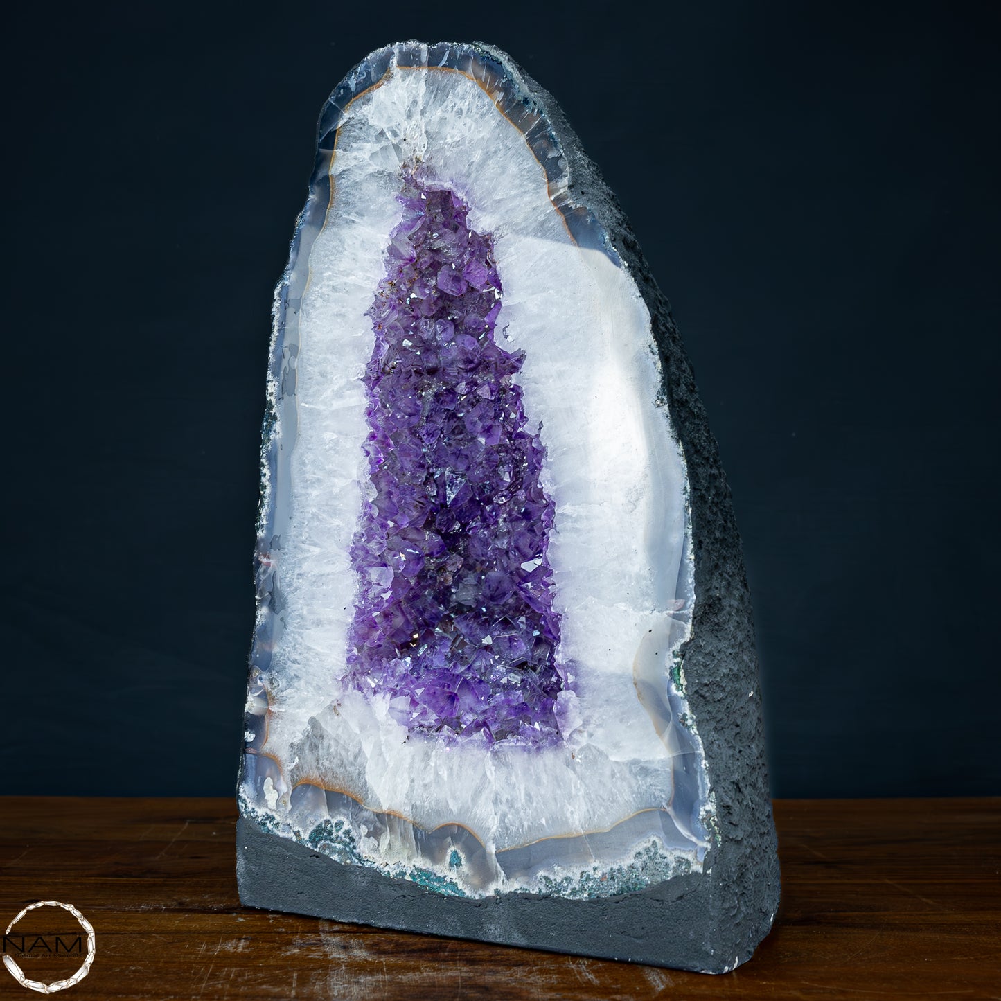 Natürliche Intensive Amethyst-Kristall Druse - 18654,19g