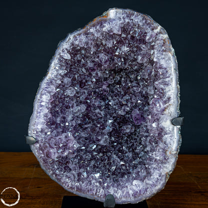 Natürliche Amethyst-Kristalle/Druse auf Ständer - 5903,47g