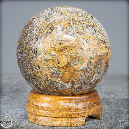 Natürliche Achat-Kristall Kugel aus Indonesien, selten - 1402,38g