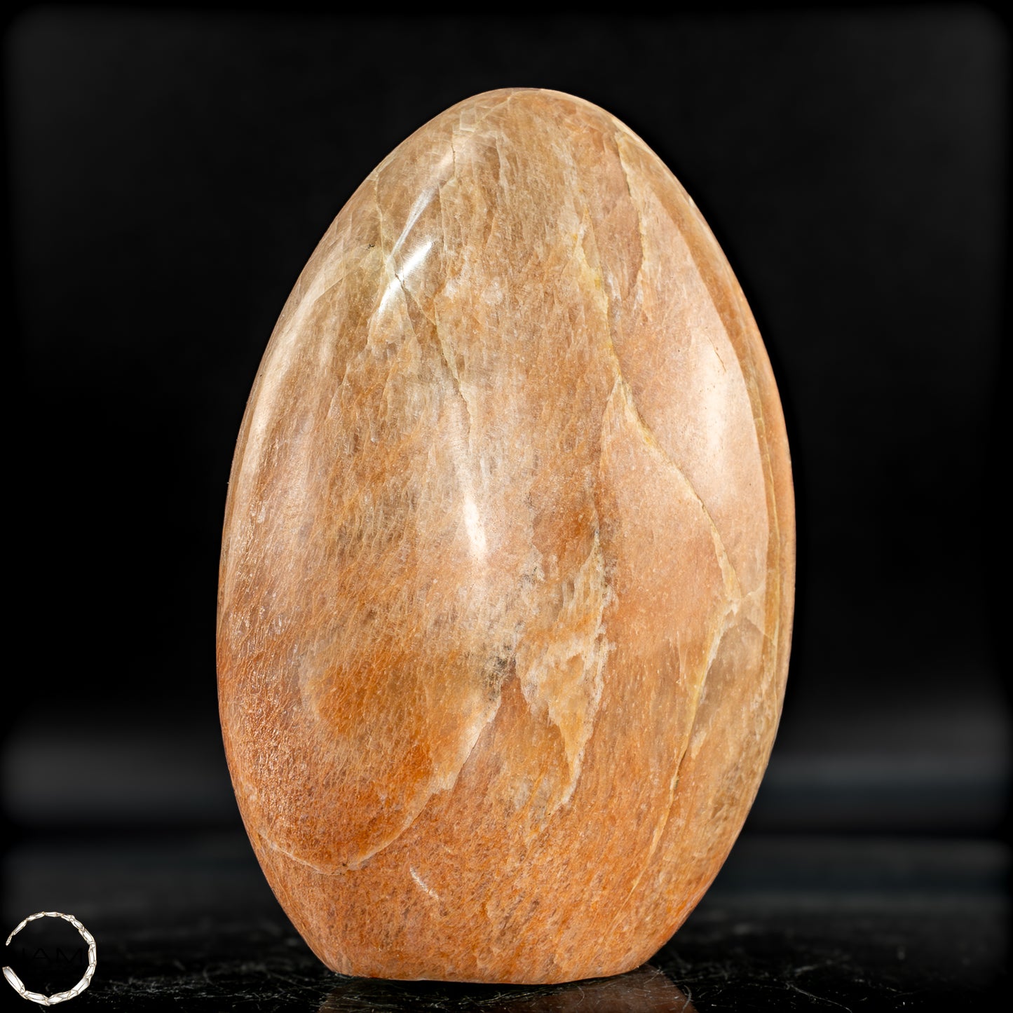 Natürliche Pfirsich-Mondstein Freiform - 988,88g